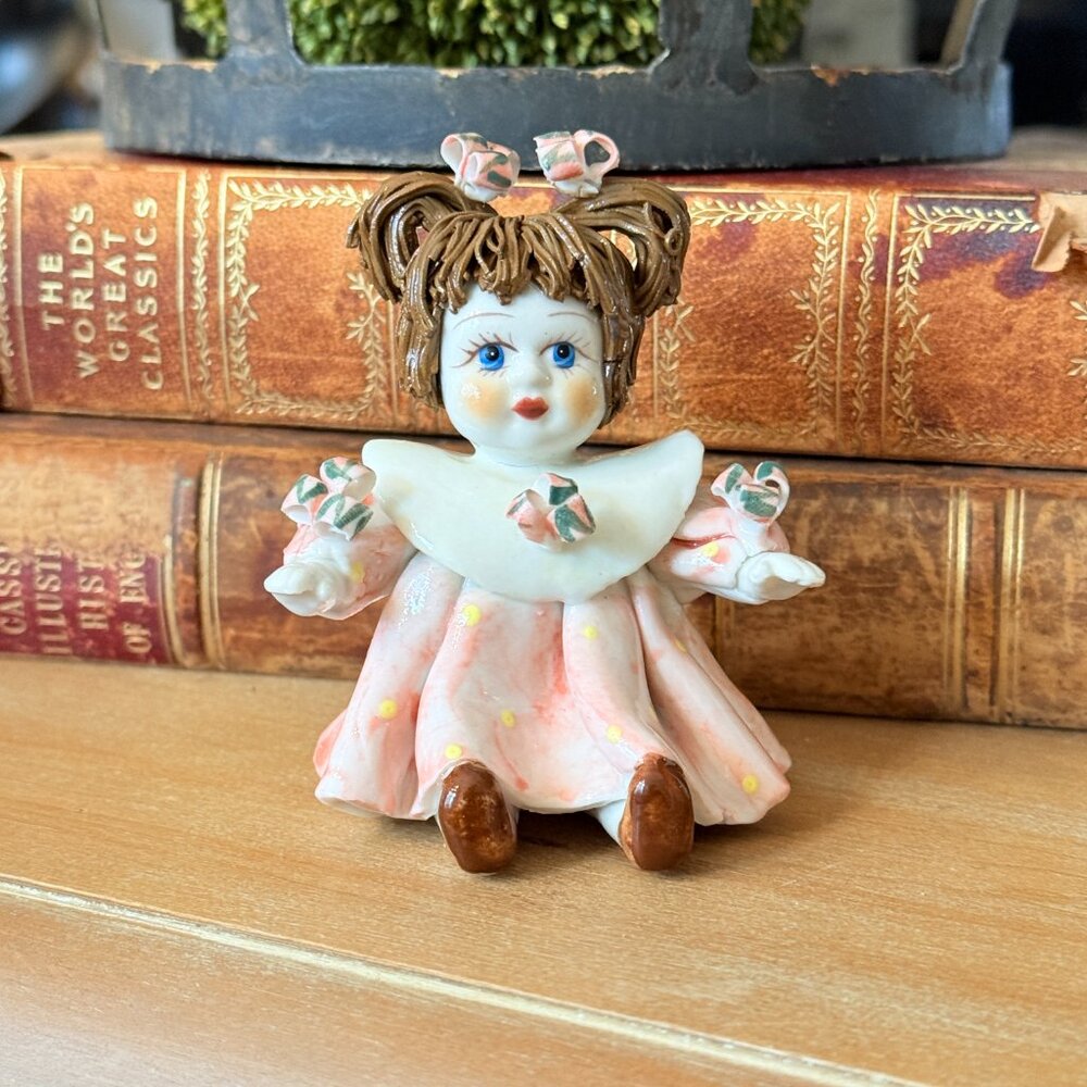 Italian Lino Zampiva Spaghetti Hair Doll Figurine - Picture 5 of 15